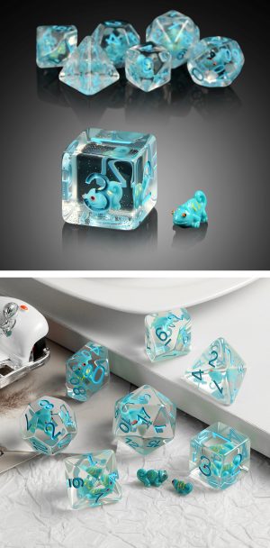 Chameleon Resin Dice