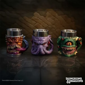 D&D Mini Monster Tiny Tankards (Set of 3)