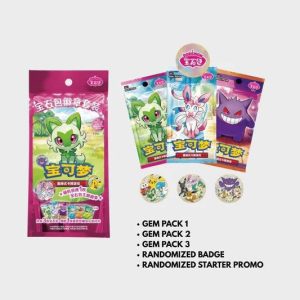 Pokémon Gem Pack Badge Set – Volumes 1, 2, 3 Content